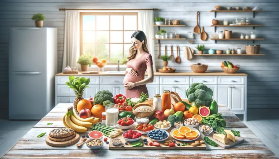 مصرف مواد غذایی در دوران بارداری